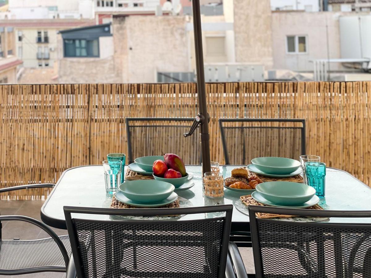 La Terraza. Vistas Al Castillo A 1 Min. De La Playa Аликанте Екстериор снимка